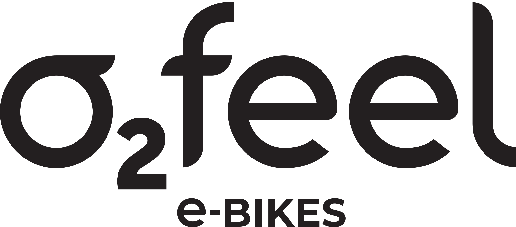 The O2feel e-bikes logo